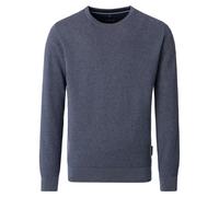 Casa Moda Pullover Regular Fit 100% Baumwolle Einfarbig Silber