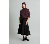 Strickpullover MARC O'POLO DENIM "aus weichem Wolle-Mix", Damen, Gr. XL, braun (rhubarb jam), Obermaterial: 45% Wolle, 35% Polyamid, 20% Baumwolle, unifarben, Pullover Strickpullover (27307568-XL) rhu