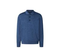 Strickpullover MAERZ MUENCHEN "Maerz Muenchen 490700 Strickpullover Herren Bekleidung", Herren, Gr. 50, blau, 100% Wolle, Pullover Strickpullover (29998313-50) blau