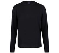 Pullover - Regular Fit - Merinowolle - Rundhals - schwarz OLYMP