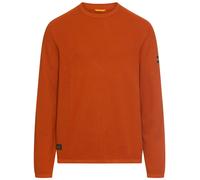 Pullover - Regular Fit - Rundhals-Ausschnitt - Struktur - orange Camel Active