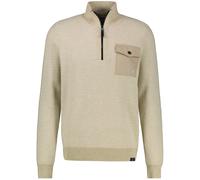 Pullover - Regular Fit - Troyer - Struktur - beige Lerros