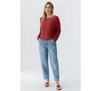 Ouí Pullover red pear Damen lässig geschnitten Uni Rot Größe 36