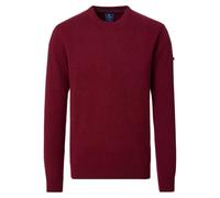 Redmond Casual Regular Fit Pullover rot, Einfarbig