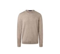 Strickpullover MAERZ MUENCHEN "Maerz Muenchen 401800 Strickpullover Herren Bekleidung", Herren, Gr. 54, beige, 100% Wolle, Rundhals, Pullover Strickpullover (56966921-54) beige