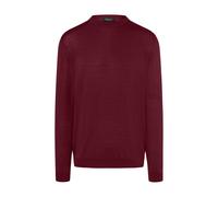 Strickpullover MAERZ MUENCHEN "Maerz Muenchen 490500 Strickpullover Herren Bekleidung", Herren, Gr. 58, bordeaux, 100% Wolle, Rundhals, Pullover Strickpullover (63693008-58) bordeaux