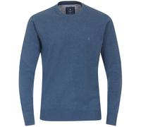 Pullover - Rundhals-Ausschnitt - blau Redmond