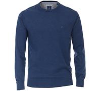 Pullover - Rundhals-Ausschnitt - blau Redmond