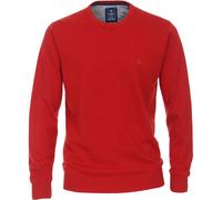 Pullover - Rundhals-Ausschnitt - rot Redmond