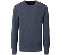 Pullover - Rundhals Ausschnitt - Struktur - blau-grau Casa Moda