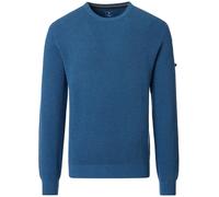 Pullover - Rundhals-Ausschnitt - Struktur - blau Redmond