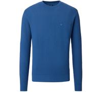 Pullover - Rundhals-Ausschnitt - Struktur - blau Redmond