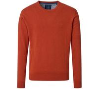 Pullover - Rundhals-Ausschnitt - terra rot Redmond