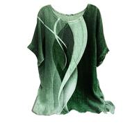 Pullover Sale Damen Bluse Damen Sommer Kurzarm Oberteile Rundhals Lose Shirt Locker Longbluse Tunika Tops Große Größen Blusenshirt Druck Tshirt Casual Kurzarmshirts Mittelalter Bluse Damen Kurzarm