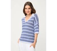 Pullover Short Sleeves Blau 42