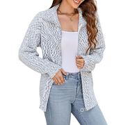 Pullover & Strickjacken Für Damen,Damen-Strickjacken, Mantel, Pullover, Modisch, Lockere Pullover, Strickjacke, Lange Ärmel, Reißverschluss, Vorne Offen, Elegante Winter-Oberbekleidung Aus Verdic
