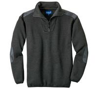 Pullover Troyer Mellum anthrazit/schwarz-meliert