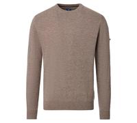 Redmond Casual Regular Fit Pullover braun, Einfarbig