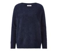 Pullover U-Boot-Ausschnitt aus 100% Kaschmir Peter Hahn blau 42