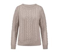 Pullover U-Boot-Ausschnitt aus Schurwolle Fadenmeister Berlin beige 38