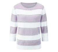 Pullover U-Boot-Ausschnitt Peter Hahn lila 38