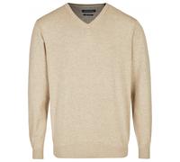 Pullover - V-Ausschnitt - beige Casa Moda