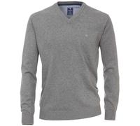 Pullover - V-Ausschnitt - grau Redmond