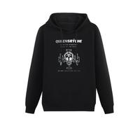 bicca Pullover Warm Hoodies Queensryche Men's Hoody with Kangaroo Pocket Sweatershirt Hoodie Black 3XL