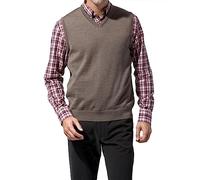 MAERZ Pullunder aus Schurwolle Herren grau, 56