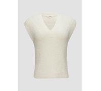 Pullunder aus Teddy-Bouclé 36 creme 2154405.0210.36