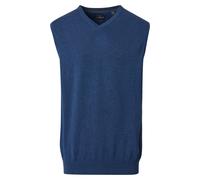 CASAMODA Herren Pullunder Unifarben 004460 Gerade Schnittführung, Aquadunkelblau - Uni, 5XL