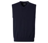 Pullunder CASAMODA "CASAMODA Pullunder uni", Herren, Gr. XL, blau (nachtblau), 100% Baumwolle, Pullover Pullunder (47922530-XL) nachtblau