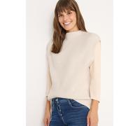 Cecil Damen Pullunder mit Strickdetail Beige Größe S