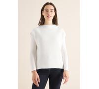 Cecil Damen Two-Tone Federgarn Pullunder in Grau, Gr: XL