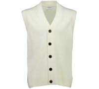 Pullunder LINDBERGH "Lindbergh Pullunder", Herren, Gr. L, pearl weiß, Obermaterial: 80% Baumwolle, 20% Polyester, V-Ausschnitt, Pullover Pullunder (48313153-L) pearl weiß