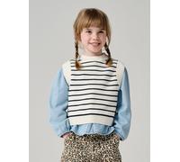 Pullunder Mädchen aus Strick wollweiß Gr. 128 von vertbaudet