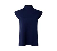 Pullunder MAERZ MUENCHEN "Maerz Muenchen 316200 Strickpullunder Damen Bekleidung", Damen, Gr. 46, blau, 100% Wolle, Pullover Pullunder (43245958-46) blau