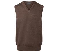 Pullunder MAERZ MUENCHEN "Maerz Muenchen 460000 Strickpullunder Herren Bekleidung", Herren, Gr. 46, braun, 100% Wolle, V-Ausschnitt, Pullover Pullunder (79077227-46) braun