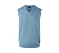 Pullunder MAERZ MUENCHEN "Maerz Muenchen 460000 Strickpullunder Herren Bekleidung", Herren, Gr. 48, hellblau, 100% Wolle, V-Ausschnitt, Pullover Pullunder (74039643-48) hellblau