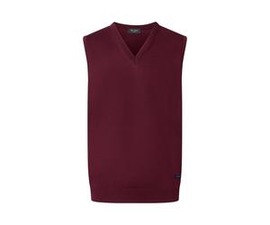 Pullunder MAERZ MUENCHEN "Maerz Muenchen 460000 Strickpullunder Herren Bekleidung", Herren, Gr. 48, rot, 100% Wolle, V-Ausschnitt, Pullover Pullunder (68876568-48) rot