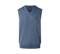 MAERZ Merino Superwash Regular Fit Pullunder Nimes Blue, Einfarbig