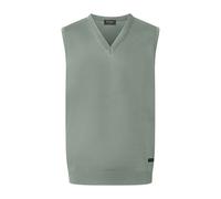 Pullunder MAERZ MUENCHEN "Maerz Muenchen 460000 Strickpullunder Herren Bekleidung", Herren, Gr. 56, grün (gruen), 100% Wolle, V-Ausschnitt, Pullover Pullunder (53869305-56) gruen