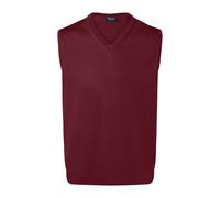Pullunder MAERZ MUENCHEN "Maerz Muenchen 460000 Strickpullunder Herren Bekleidung", Herren, Gr. 58, bordeaux, 100% Wolle, V-Ausschnitt, Pullover Pullunder (41764015-58) bordeaux