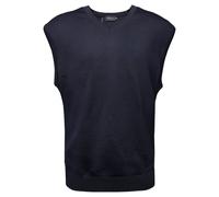 Pullunder MAERZ MUENCHEN "Maerz Muenchen 460090 Strickpullunder Herren Bekleidung", Herren, Gr. 64, blau (dunkelblau), 100% Wolle, V-Ausschnitt, Pullover Pullunder (58636437-64) dunkelblau
