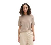 Pullunder MARC O'POLO "aus Bouclé-Garn", Damen, Gr. L, linen beige, Obermaterial: 78% Baumwolle, 22% Polyamid, unifarben, Rundhals, Pullover Pullunder (84321515-L) linen beige