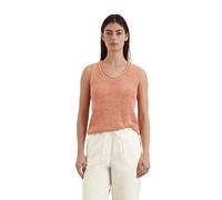 Pullunder MARC O'POLO "aus Organic Cotton-Mix", Damen, Gr. XXL, orange (m312), Obermaterial: 70% Baumwolle, 30% Polyester, unifarben, Rundhals, Pullover Pullunder (45892402-XXL) m312