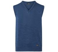 Pullunder - Merinowolle - blau MAERZ Muenchen