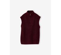 Pullunder mit Kragen aus Woll-Mix JONEN, Mädchen bordeaux Gr. 146/152