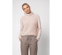 Pullunder MONARI "Pullunder Basic Chenille", Damen, Gr. 36, rosa (rosewater), Strick, Obermaterial: 100% Polyester, unifarben, regular fit taillenbedeckt, Rundhals, Pullover Pullunder, Regular fit mit