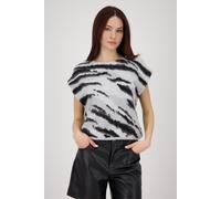 monari - Pullunder mit Tigermuster ash grey gemustert - Gr. - 44